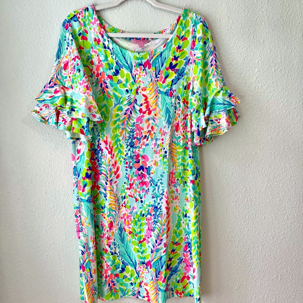 Lilly Pulitzer "Catch the Wave" Lulu Dress Size Large